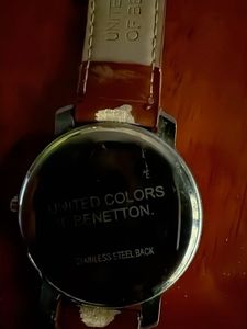 Classic Brown Leather Strap Watch