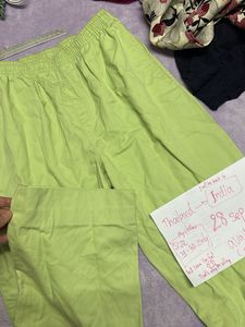 Lime Green Palazzo Pants Long40