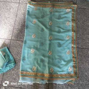 2 piece beautiful saree