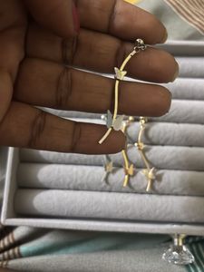 Chic Butterfly Drop Earrings (Gold &amp; Silver)