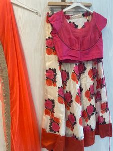 Beautiful Floral Lehenga Choli Set