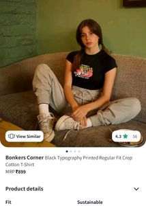 Asthetic Crop Top 😋
