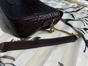 Hidesign Elina Animal Leather Structured Sling Bag