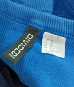 Casual Blue Crop Top (Women)