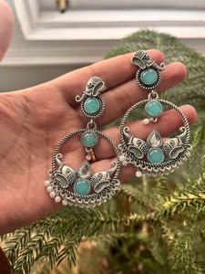 Boho Elephant Jhumka Earrings