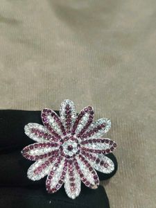 Sparkling Flower ring