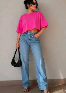 Shein oversized crop top