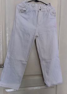 White Wide Leg Jeans