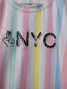 Pastel Multicolour Top For Girls