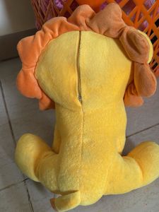 Cute Yellow Lion Plush Toy