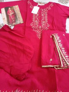 Elegant Embroidered Kurta Set