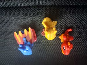 Kinderjoy 3 Cute Dragon Figurines