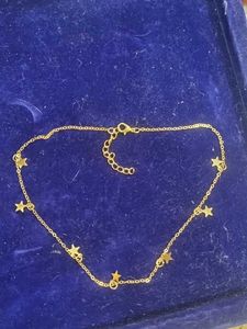 Golden necklace with Star Charms