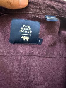 the Bear house Men's Purple Flannel Shirt