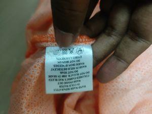 Orange Collar Kurti