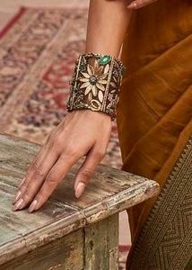 Sparkling Rhinestone Cuff Bracelet