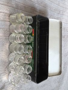 26 Empty bottles of camel poster colour for art