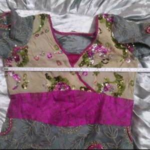 Ethnic Short Kurta With Sequence Work