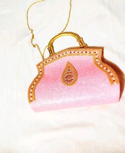 Sparkling Pink Evening Clutch