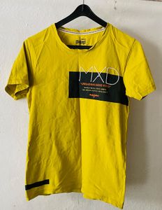 Yellow Graphic Print T-Shirt