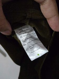 Roadster Olive Green Printed Tank Top / Vest
