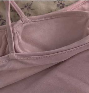 Pastel Pink Spaghetti-Strap Crop Top 🎀🩷