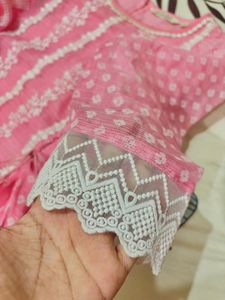 Baby Pink Anarkali!
