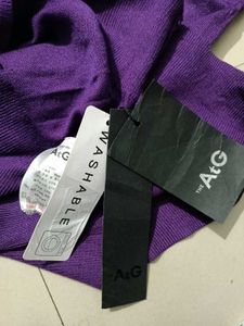 Premium New Purple Top Free Size