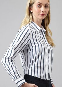 Hancock Striped Cotton Formal Shirt