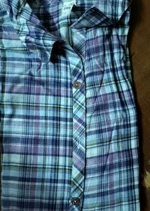 New Purple Checks Top