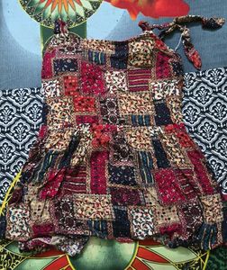 Boho Patchwork short kurti