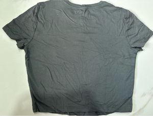 Allen Solly Woman Charcoal Grey T-Shirt