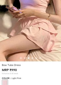 tube dress from savana