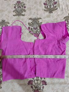 Pink Embroidered Saree