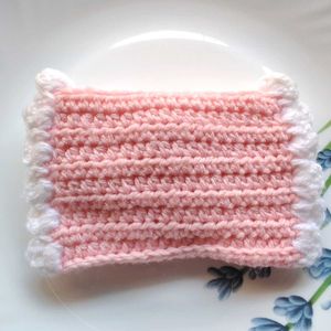 Peach 🍑 Crochet Coin Purse 🩷🍃
