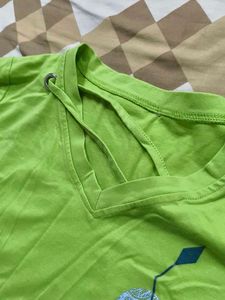 Lime Green Graphic T-Shirt