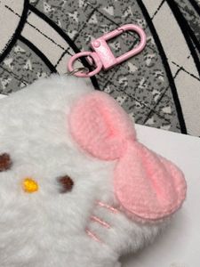 Cute Fluffy Star Shaped Keychain