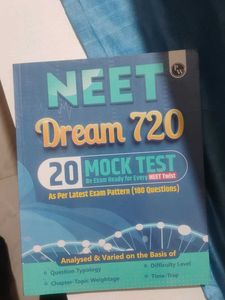 NEET Dream 720 Mock Test Book