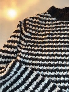 Striped Knit Sweater