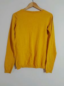Yellow Plain Sweatshirt(women's)