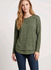 Cozy Green Long Sleeve Top