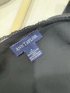 Ann Taylor Lace Trim Top