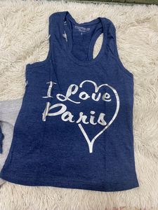 I Love Paris Racerback Tank Top