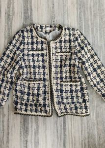 Elegant Plaid Tweed Jacket