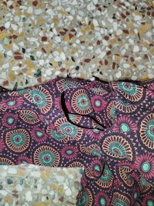 Elegant Maroon Printed Kurta