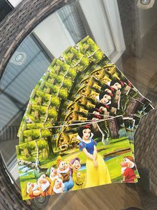 Set of 10 Printed Paper Envelopes