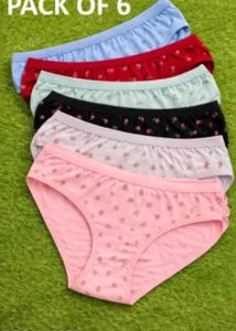 Pack of 6 Comfortable Cotton Briefs