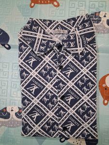 Men's Short Sleeve Printed Shirt