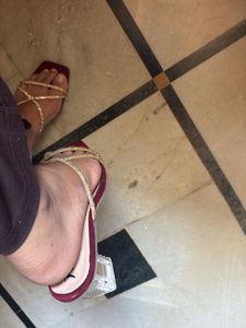 Elegant Jeweled Flat Sandals