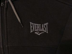 Everlast Men's Black Hooded Sweatshirt